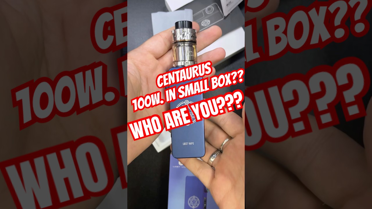 Centaurus M100 small and power😱 #vapelife #unboxing #new #vape #vapelove #mod #vapingcommunity