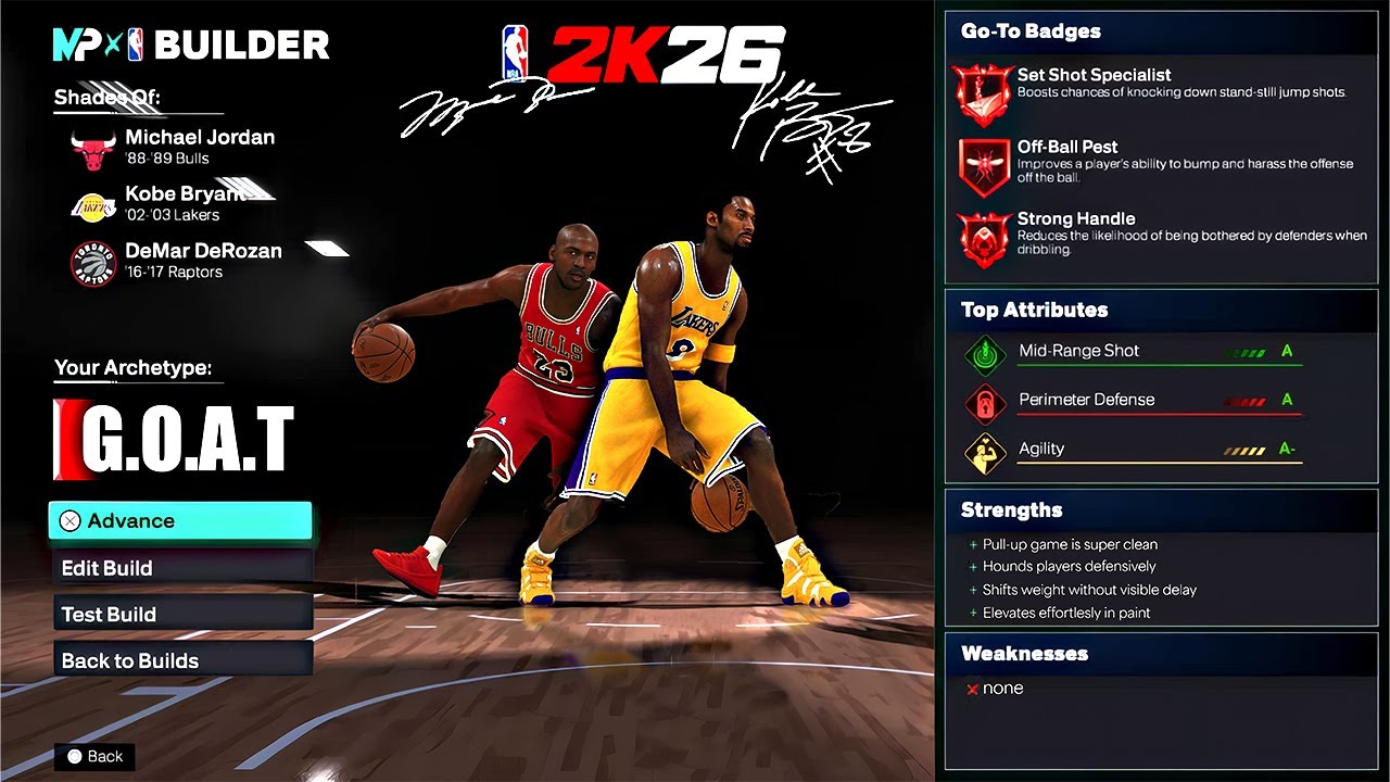 Лучший атакующий защитник всех времен в NBA 2K26! (Коби + Майкл Джордан в одном игроке 😳🔥)