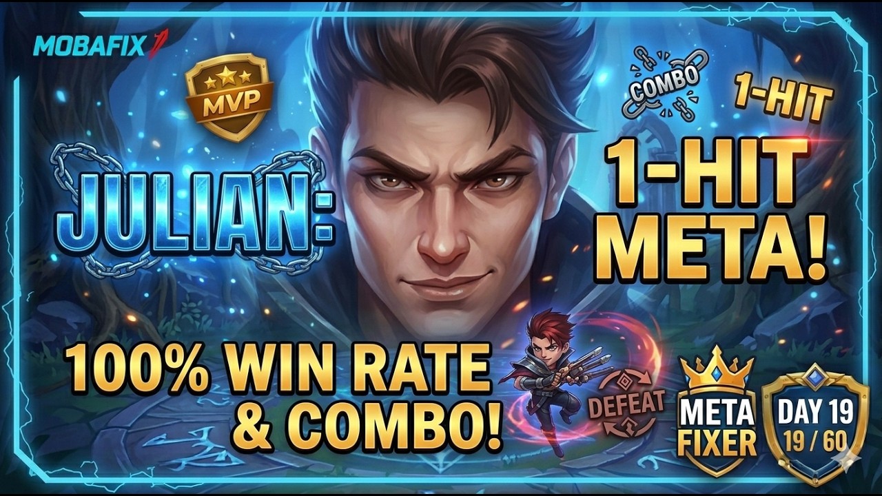 JULIAN 1-HIT META! ⛓️ 100% Win Rate Build & Combo | MOBAFIX