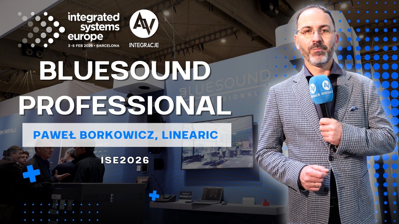 ISE2026 | Bluesound Professional | Panele CP200 | Kill-switch | BluOS | Linearic