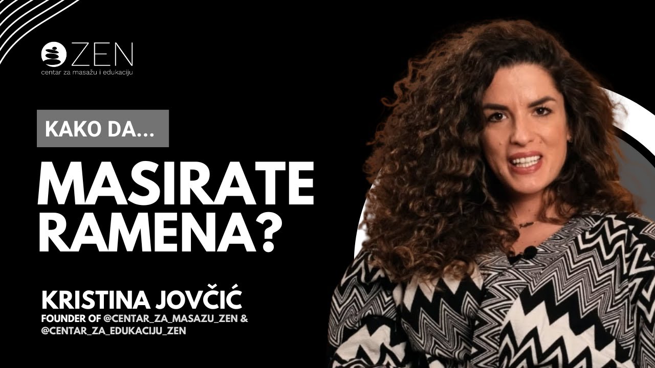 Kako pravilno masirati ramena?