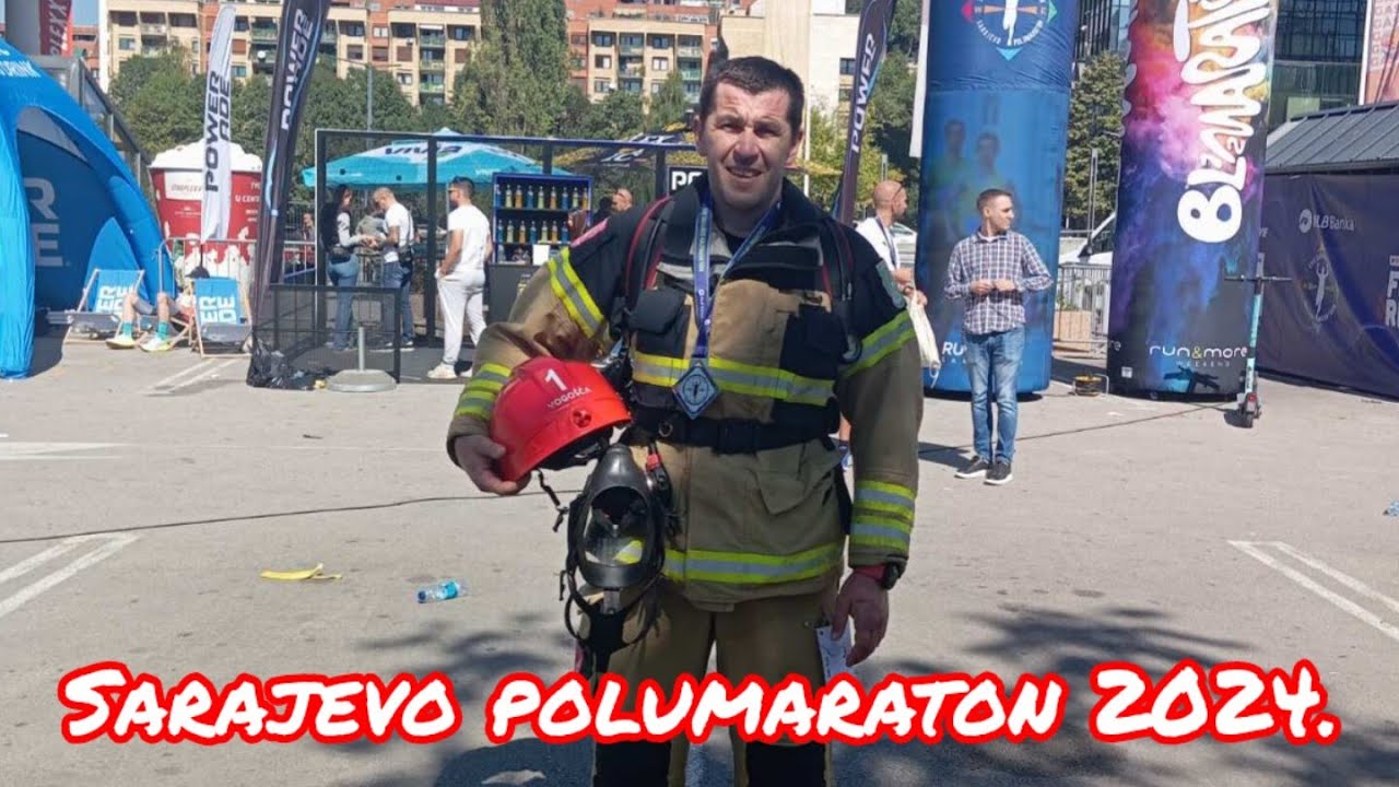 Sarajevski polumaraton 2024. #volunteer #firefighter #running