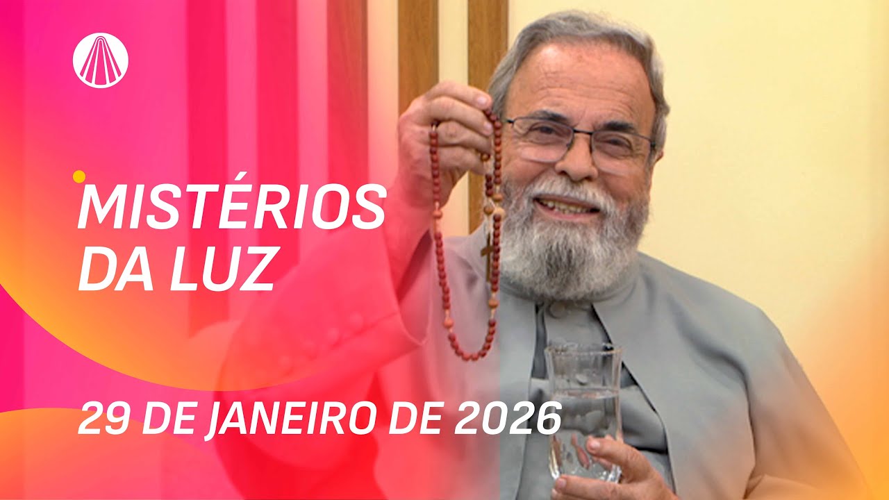 Terço de Aparecida com Pe. Antonio Maria - 29 de janeiro 2026 [Mistérios da Luz]