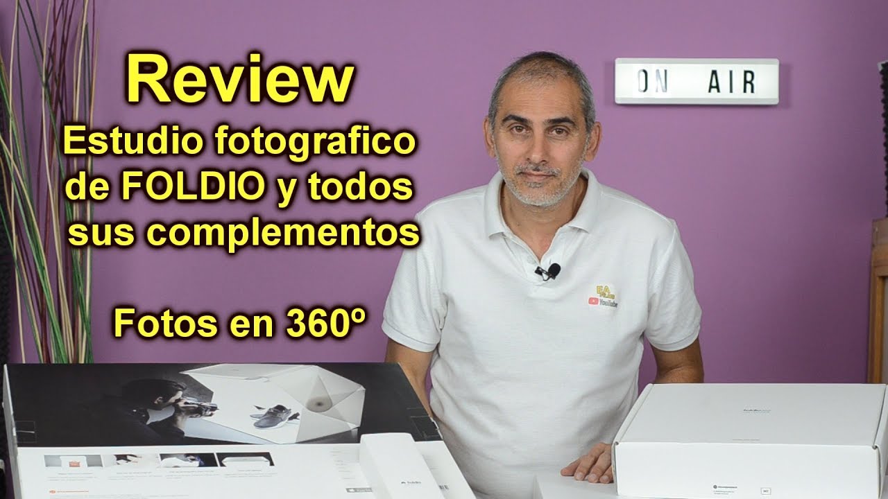 Review en español del estudio fotografico portatil FOLDIO 360 📸