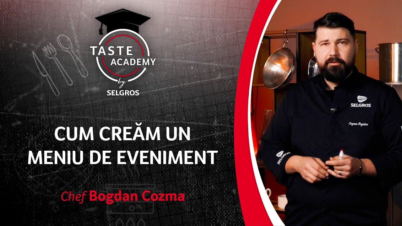 Taste Academy | Cum Creezi Un Meniu de Eveniment
