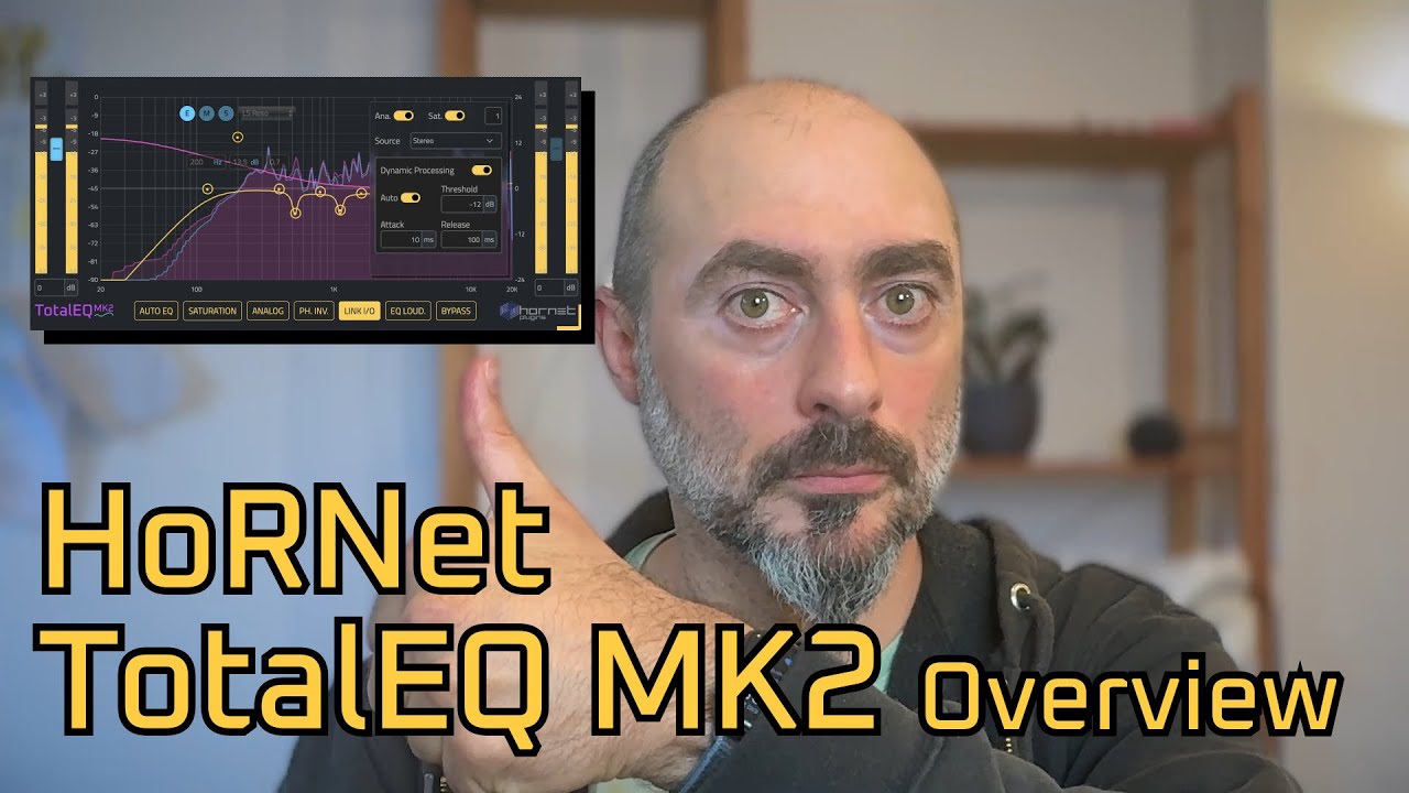 TotalEQ MK2 от HoRNet Plugins – полное пошаговое руководство + демонстрация AutoEQ и Dynamic