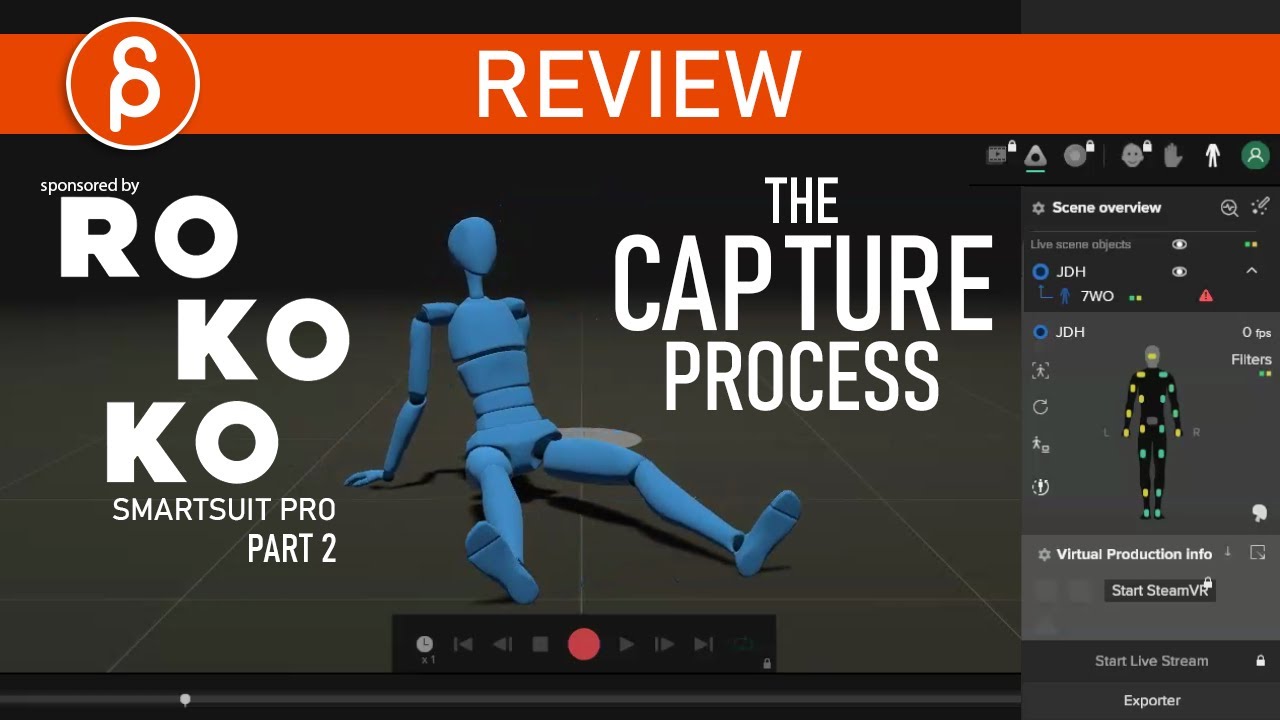 Motion Capture Process - Rokoko Smartsuit Pro (part 2)