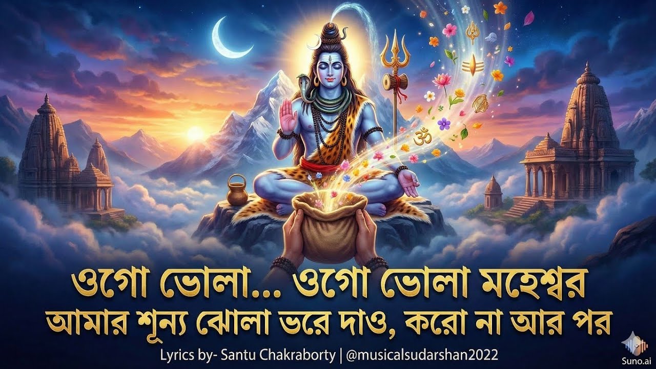Ogo Bhola Maheshwar | ওগো ভোলা মহেশ্বর | New Bengali Shiv Bhajan 2026 | @MusicalSudarshan2022 
