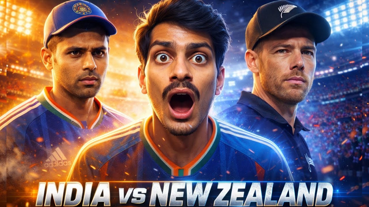 Hardik Pandya Saves India! Last Over Drama India vs New Zealand | Cricket 26 Highlights #cricket