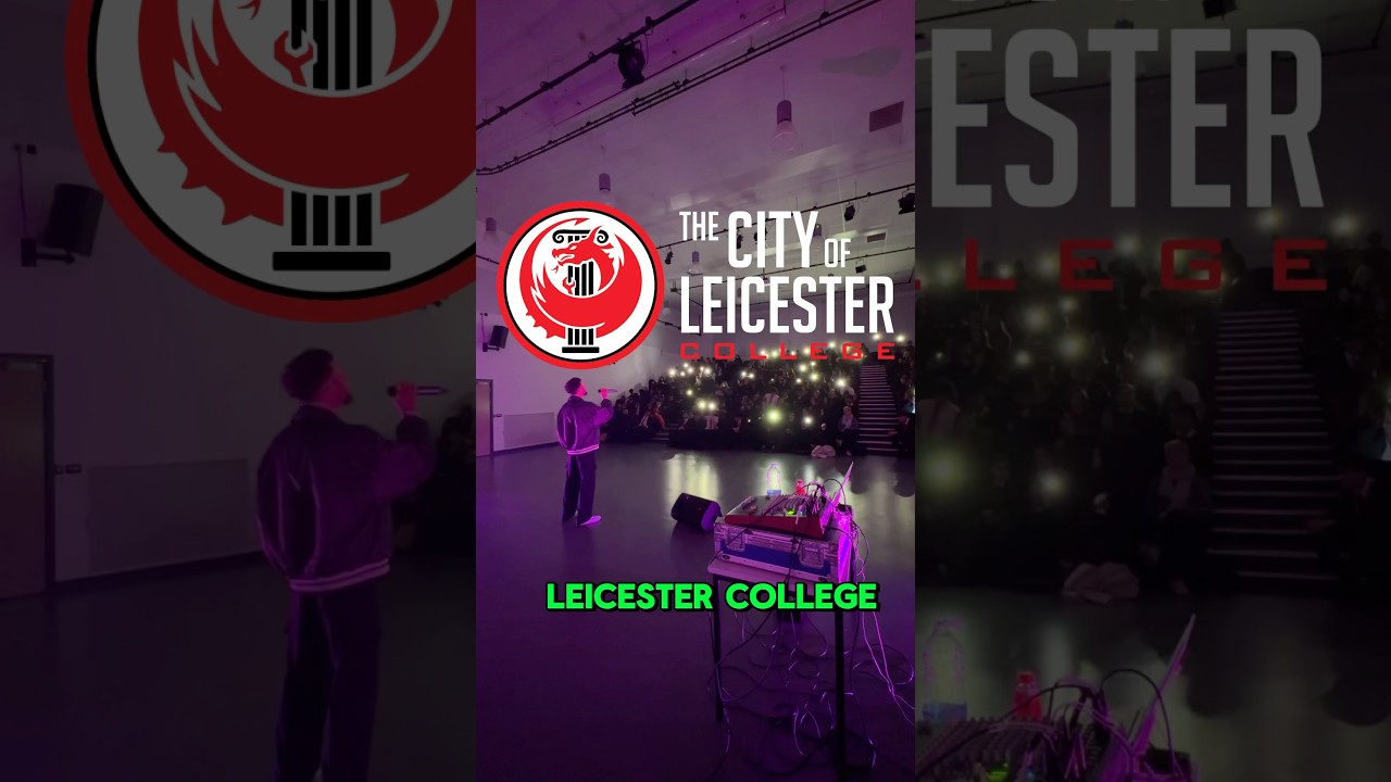 The City Of Leicester College! What a great way to end the year of touring! 