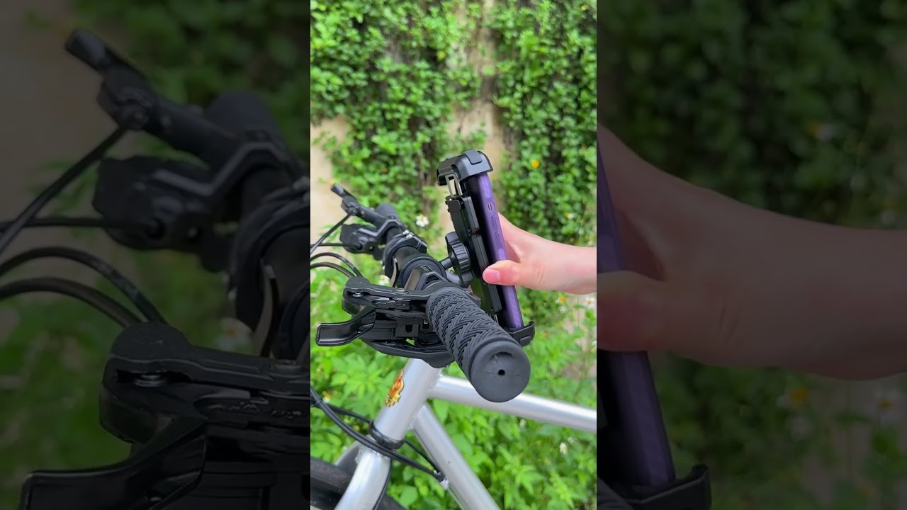 Unleash the power of your ride! Gear up with our dynamic bike phone mount！#Lamicall #bike