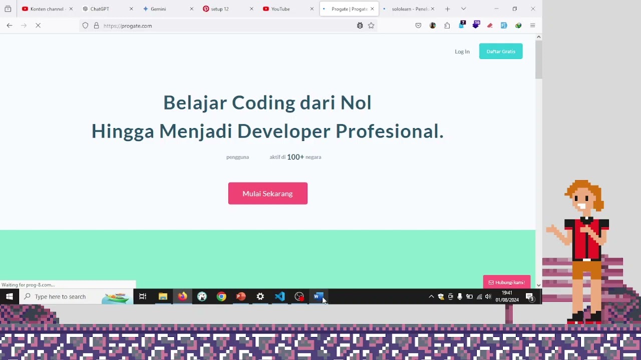 5. pemograman dasar dari sololearn : intro