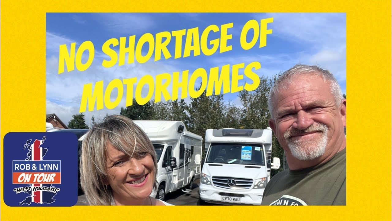 No SHORTAGE OF MOTORHOMES HERE