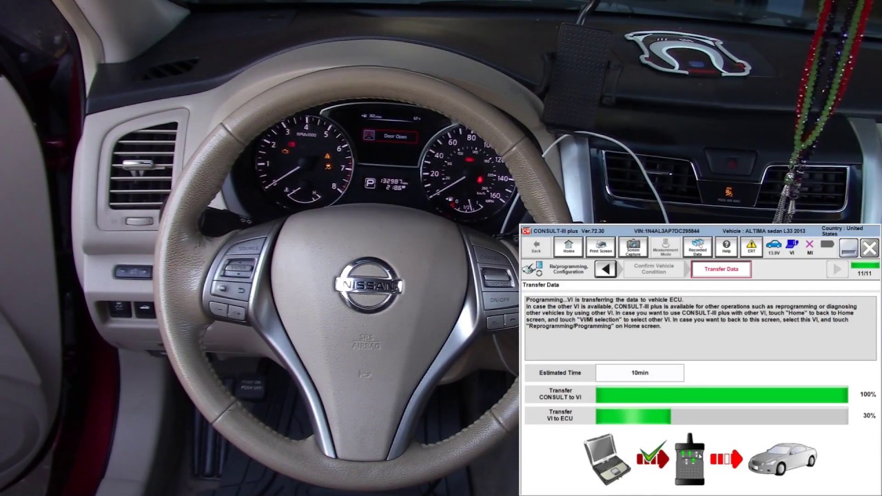 Обновление ЭБУ Altima