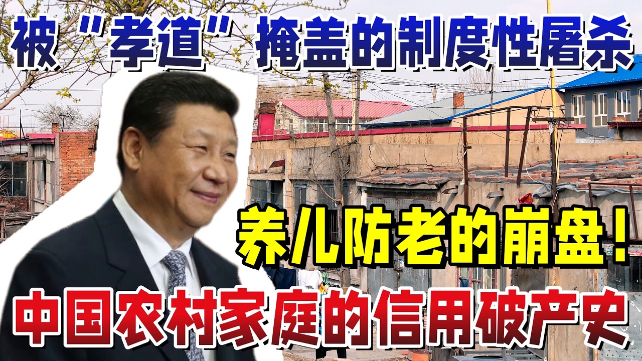当“儿子”变成不良资产：一个中国农村家庭的信用破产史，养儿防老的崩盘！从“养老保险”到“啃老资产”！那些被“孝道”掩盖的制度性屠杀！