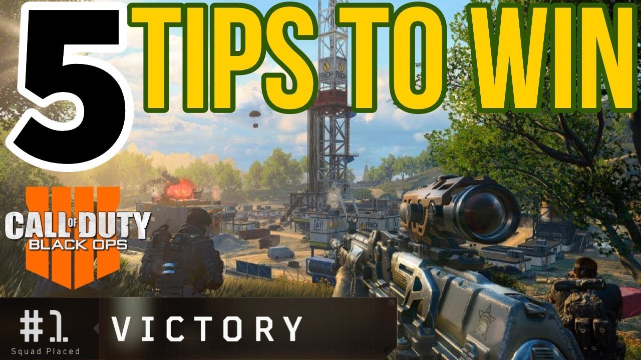 Pro Tips to Win at Blackout | 5 Ways on How to Win Blackout | How to get a Victory in Blackout | BO4