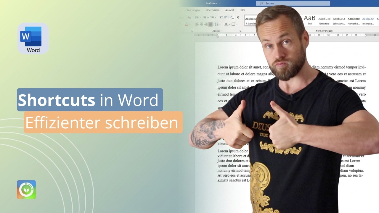 Word: Die wichtigsten Shortcuts vorgestellt + wie man Shortcuts für Formatvorlagen anlegt – Tutorial