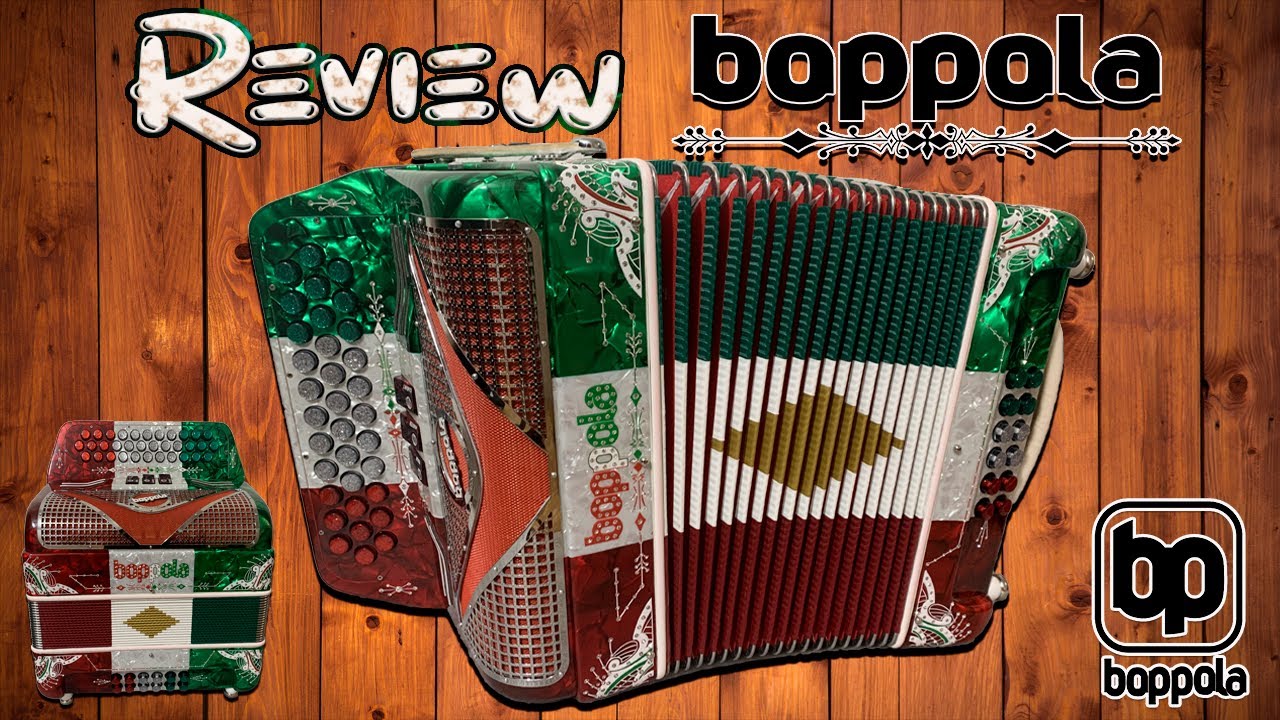REVIEW Acorde&oacute;n Boppola Folk 66  Tricolor 🇲🇽