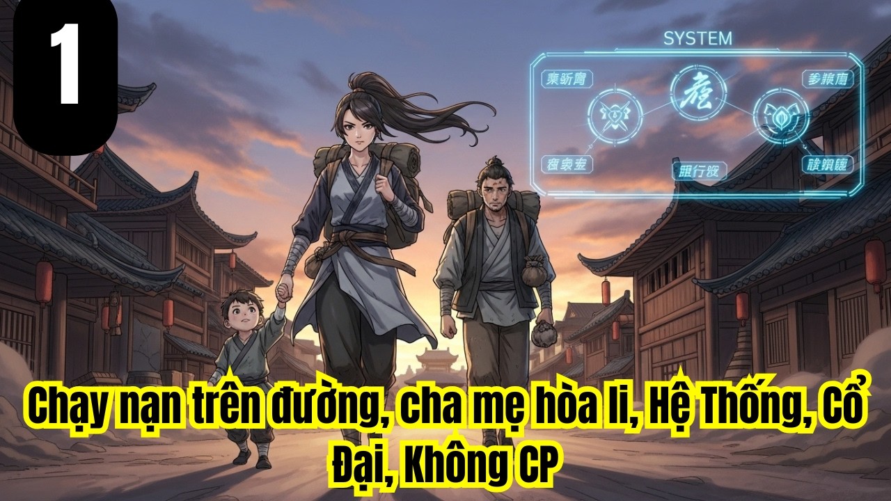 Tập 1: Chạy nạn trên đường, cha mẹ hòa li, Hệ Thống, Cổ Đại, Không CP