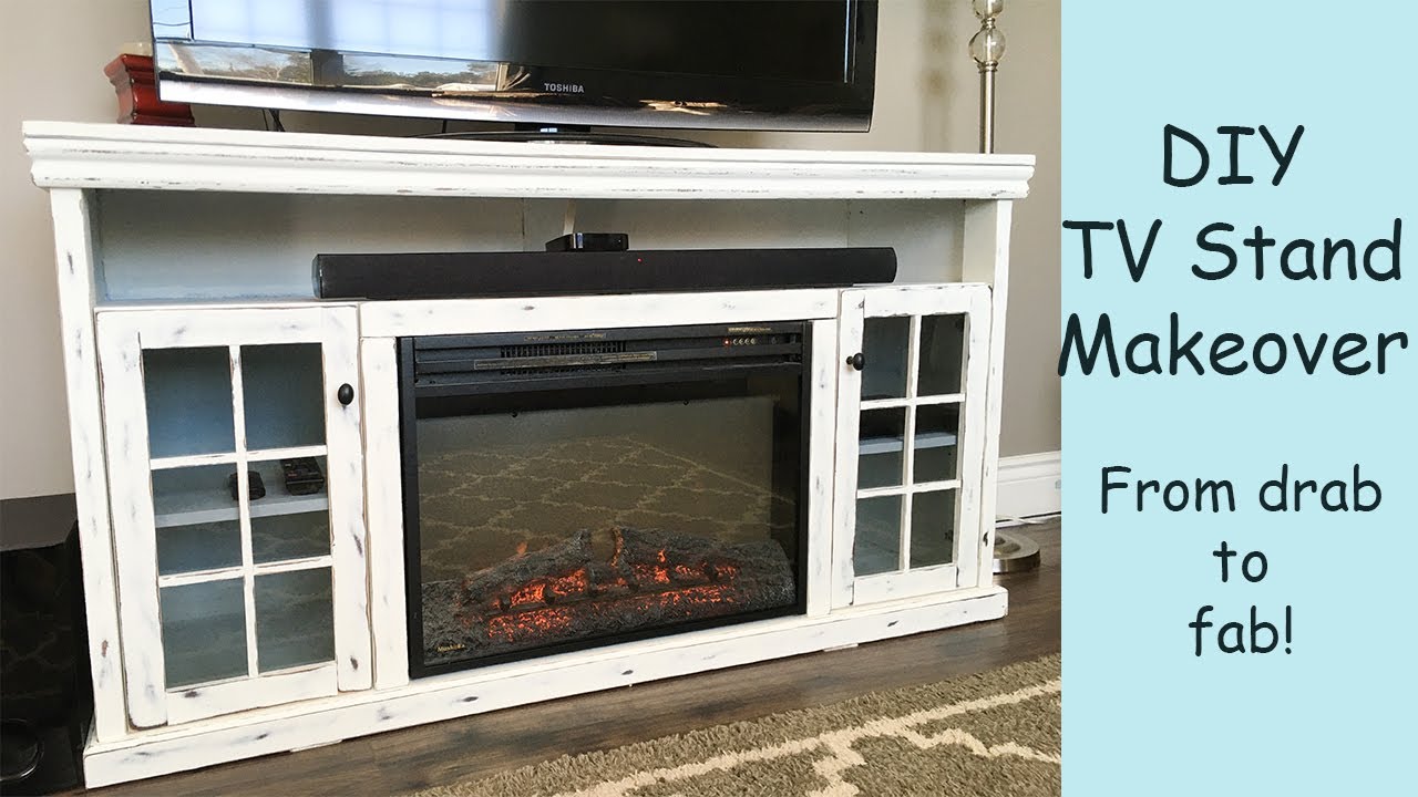 Farmhouse Style DIY TV Stand Makeover