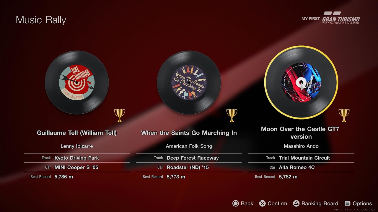 My First Gran Turismo | All Music Rally All Gold & Unlocked [PS5Pro]