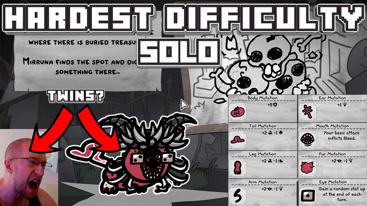 I Broke Mewgenics... Hardest difficulty Solo
