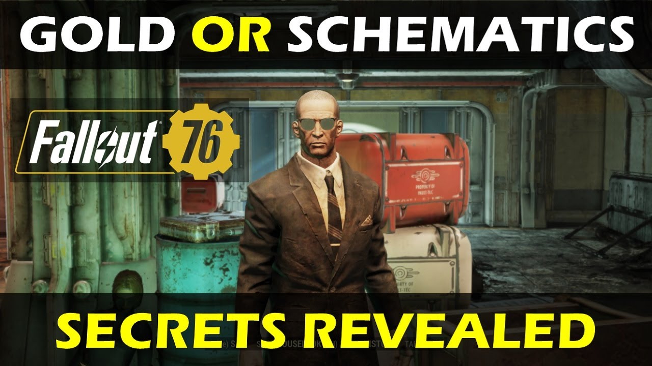 Выбор золота или военных схем: секреты раскрыты | Fallout 76 Wastelanders: секреты раскрыты