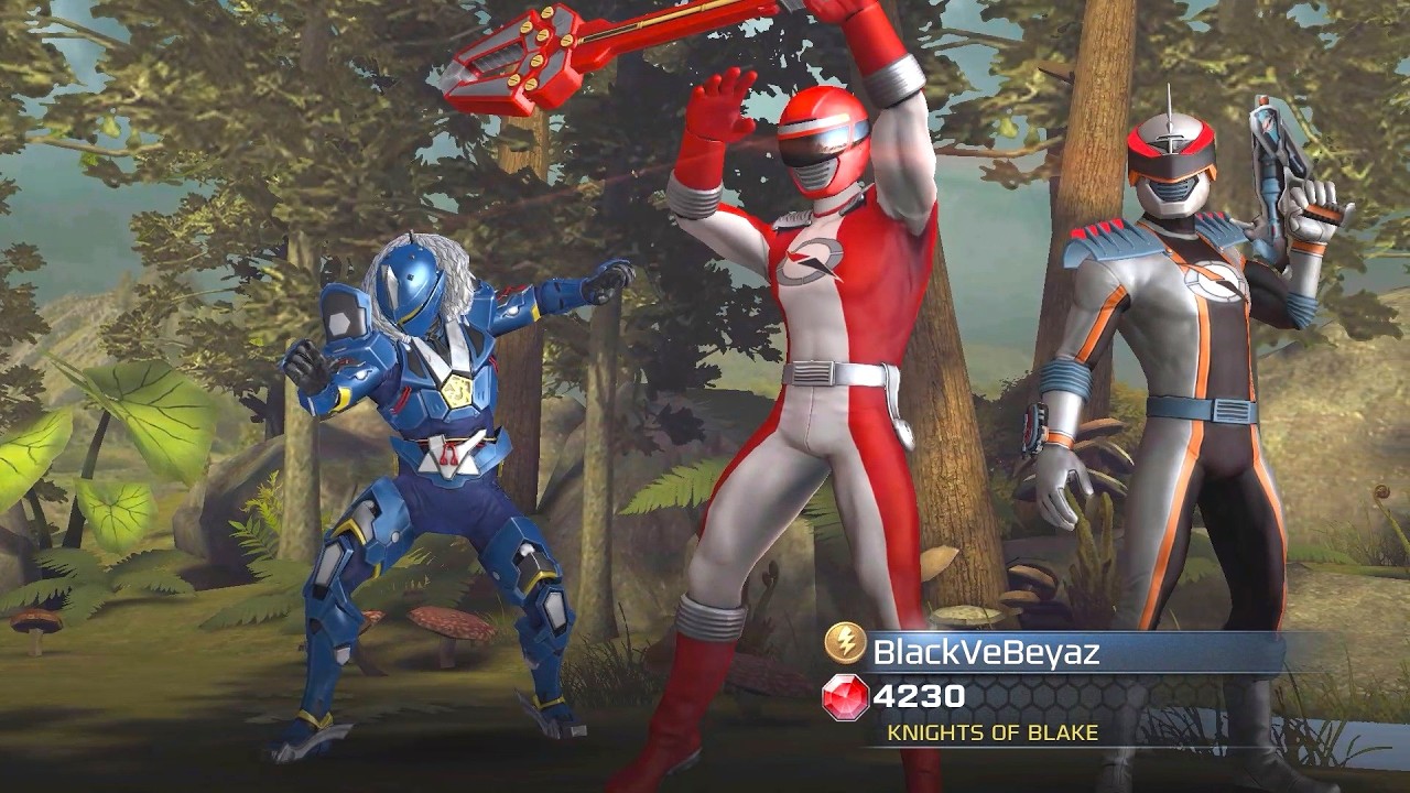 Игровой процесс Mack Hartford Red Overdrive Team Power Rangers Legacy Wars