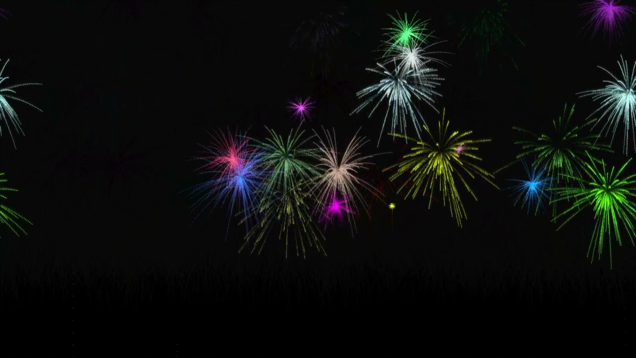 Virtual Fireworks - Screensaver Footage Background video
