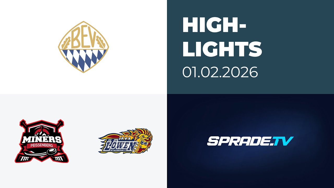 01.02.2026 - Highlights - Pei&szlig;enberg Miners vs. EHC Waldkraiburg