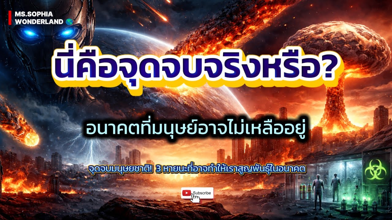 ก่อนโลกจะเงียบงัน... เผย 3 เส้นทางสู่การสูญพันธุ์ที่นักวิทยาศาสตร์กลัวที่สุด!