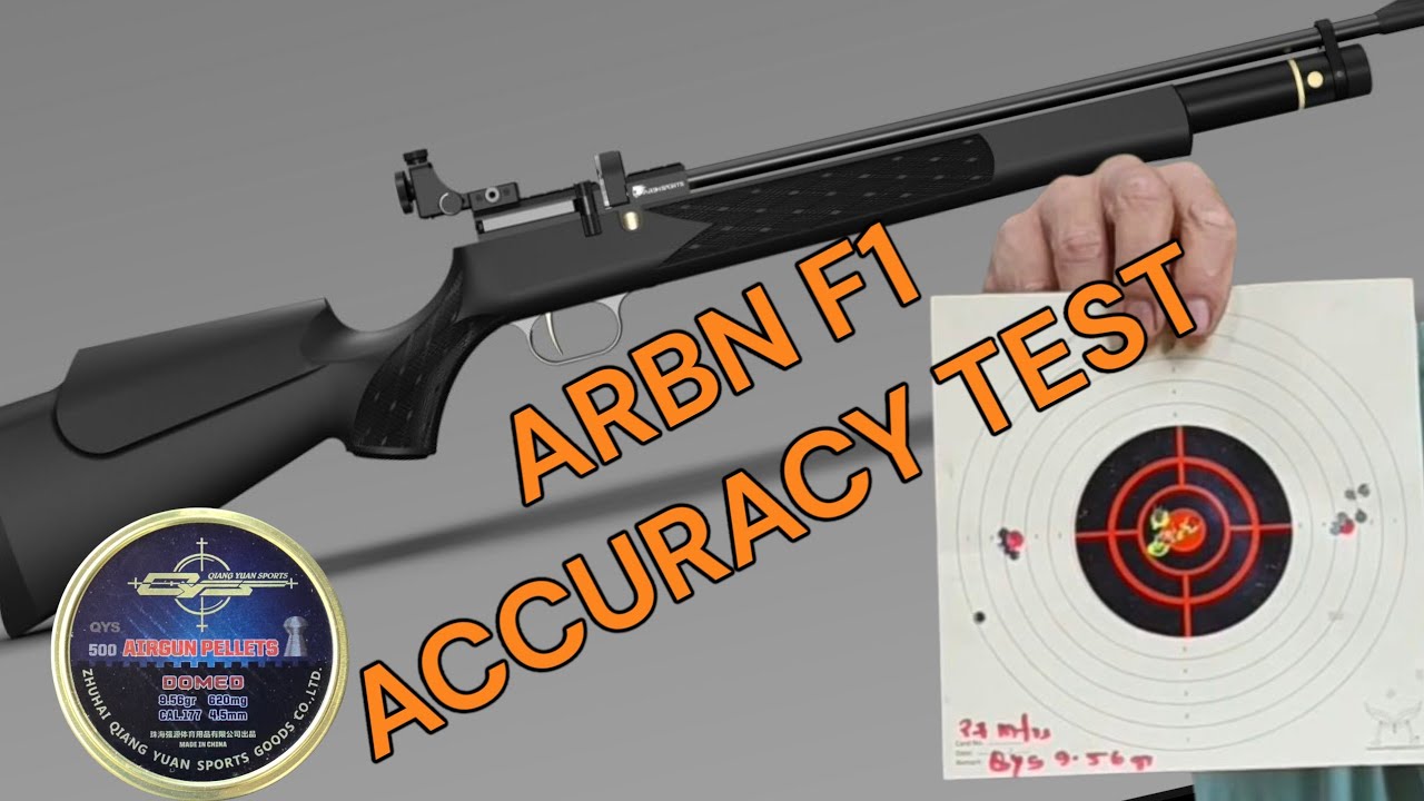 ARBN F1 ACCURACY TEST//ARBN SPORTS F1 PCP//ARBN F1 AIR RIFLE