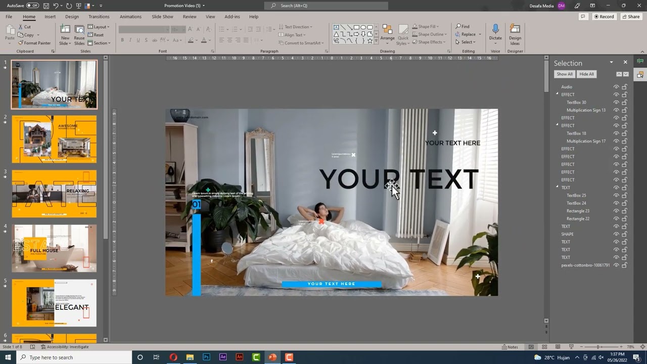 RealVid Tutorial type1   Change Video,Text,Image, and Colour