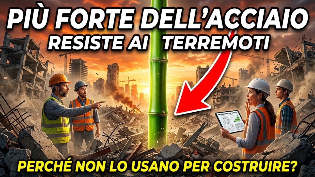 Questa ERBA è Più Resistente Dell’acciaio. A Prova Di Terremoto. Perché I Codici Edilizi La vietano?