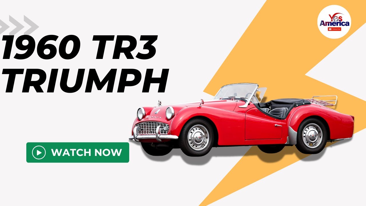 I found unrestored 1960 TR3 Triumph | Fascinating Facts About the 1960 Triumph TR3