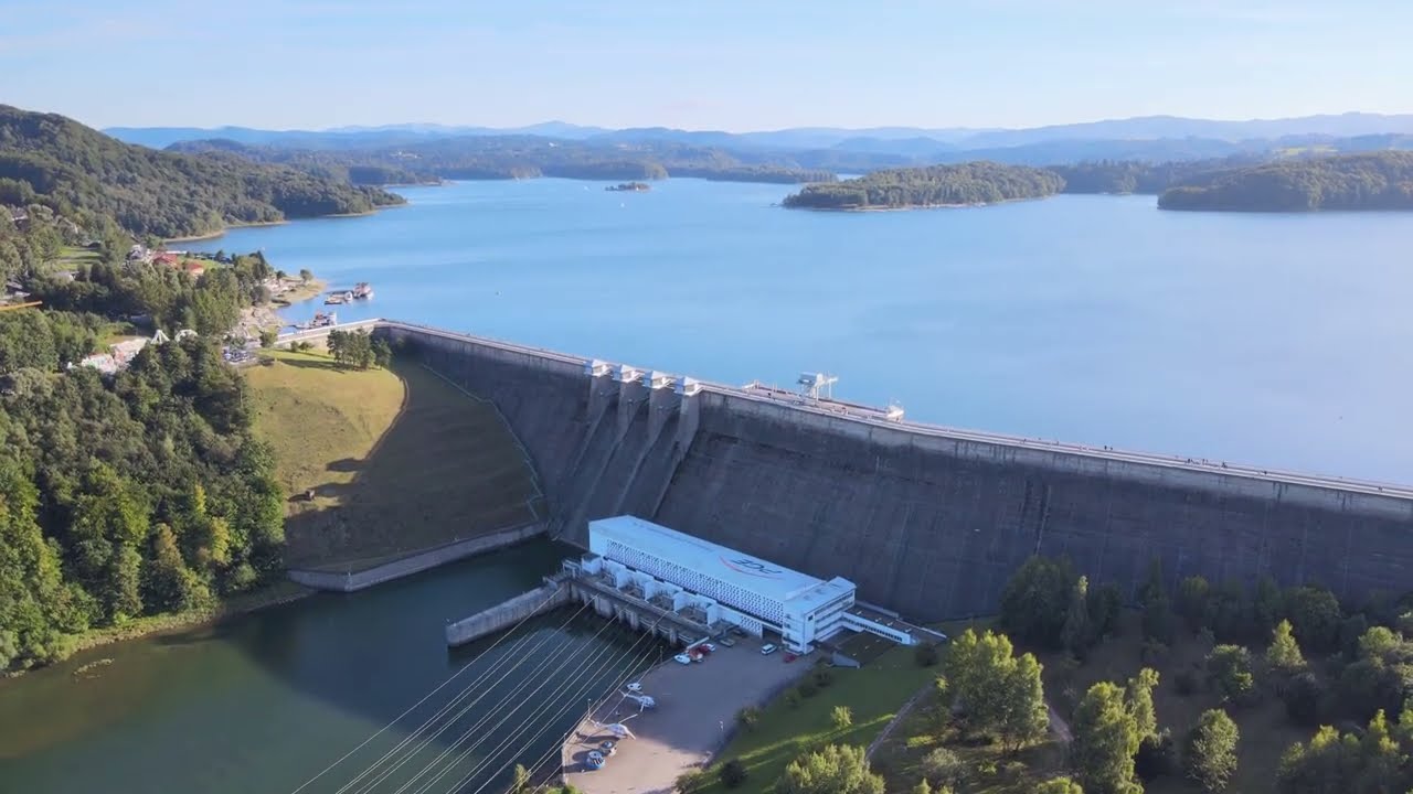 SOLINA -  JEZIORO SOLIŃSKIE  -  Zapora wodna w Solinie  - 06 .09 .2021r