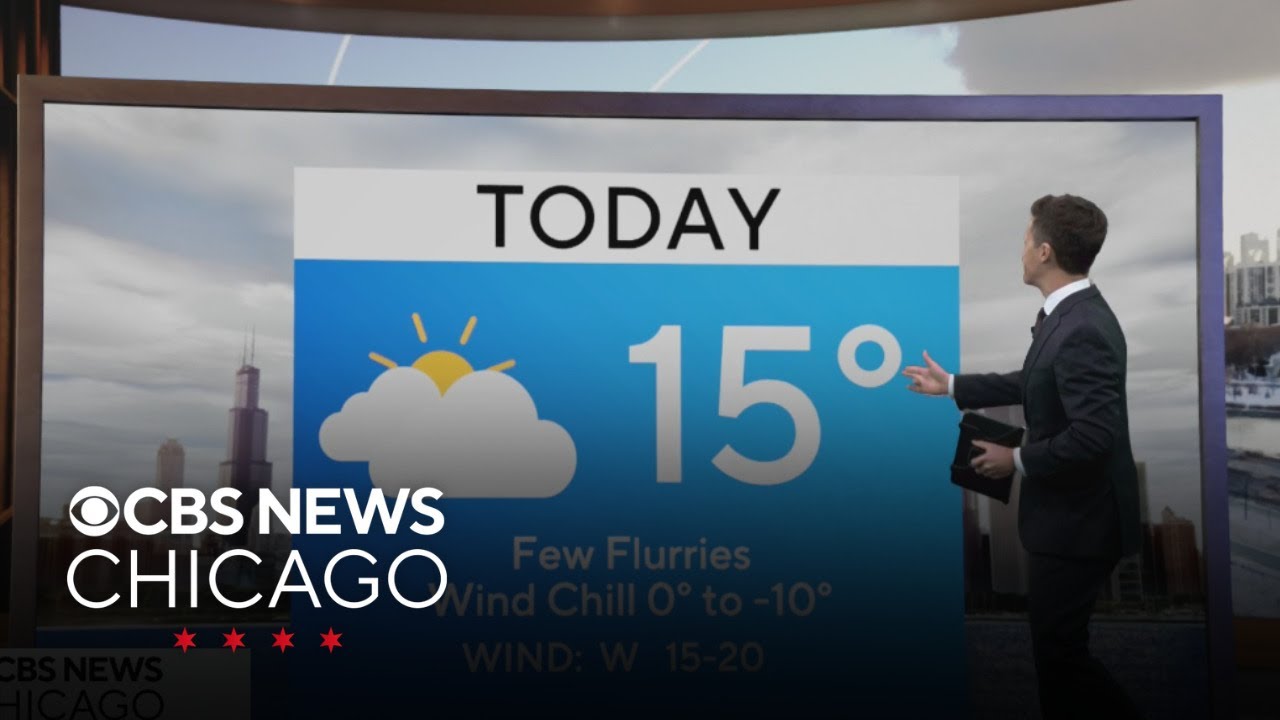 Bitter cold lingers on Tuesday in Chicago