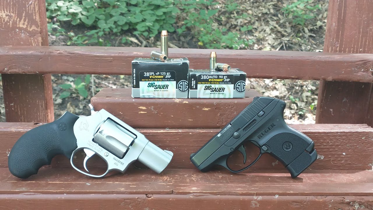 .38 Special VS .380 ACP in Short Barrels - Sig Sauer V-Crown