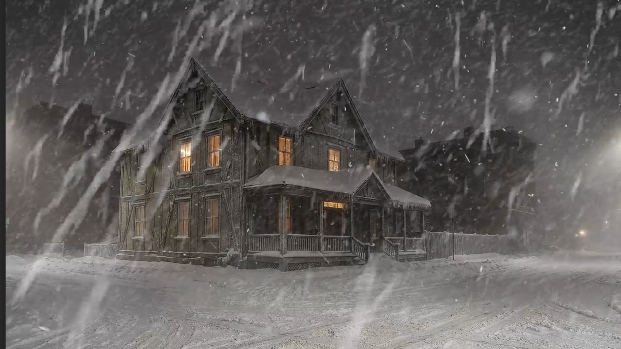 Loud Blizzard, Winter Storm & Wind Sounds for Deep Sleep┇Cold Ambience┇Snow Storm White Noise