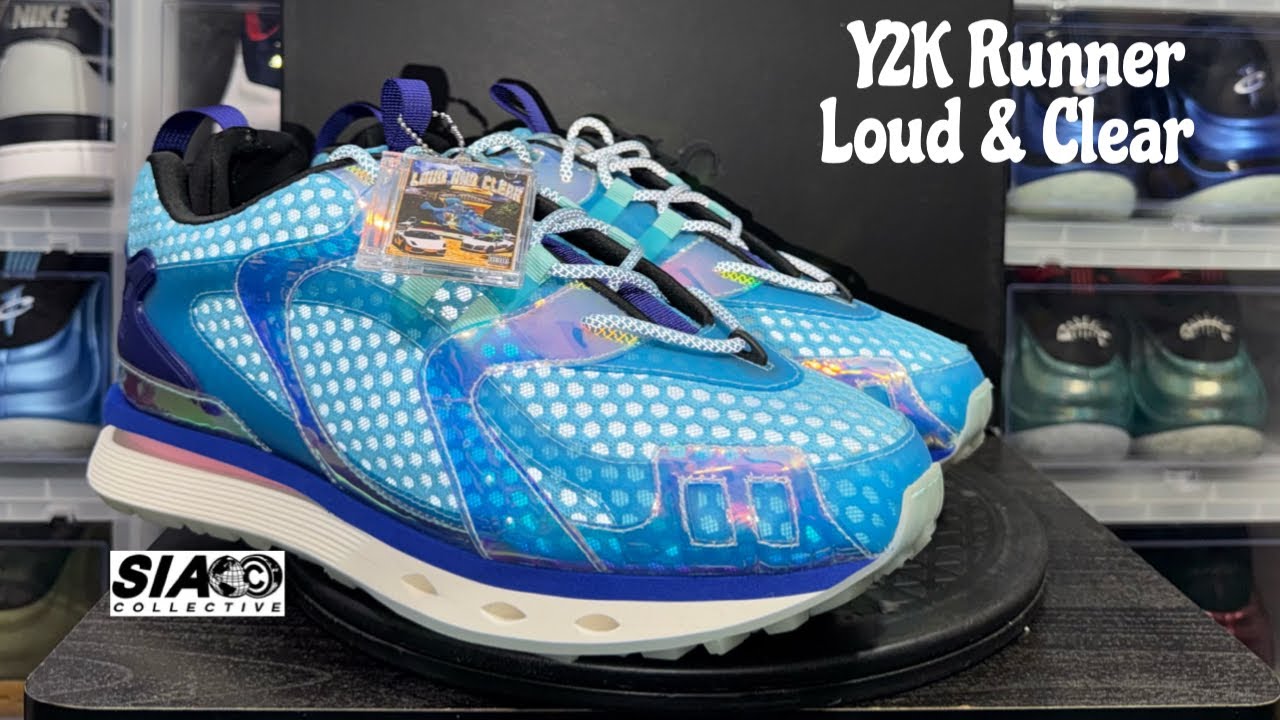 Обзор кроссовок Sia Collective Y2K Runner Loud and Clear. Loud & Clear Y2K Runner. #siacollective