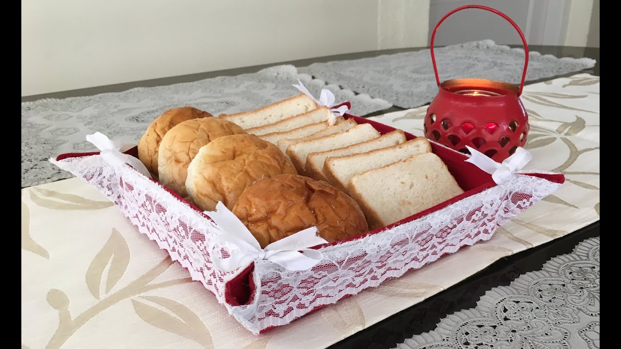 #DIY Fabric Basket / Bread Basket / Fabric Organizer