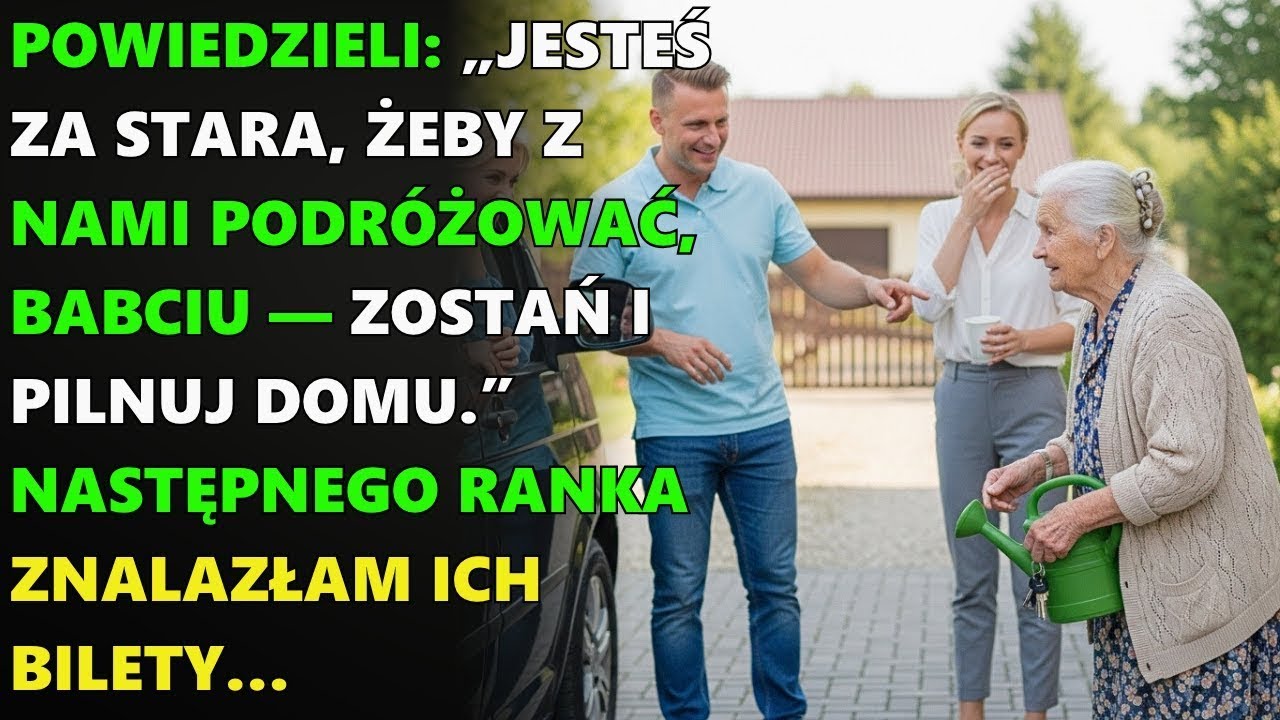 Powiedzieli  ‘Babciu, zostań w domu’  Następnego dnia pokazałam im, jak bardzo się mylili