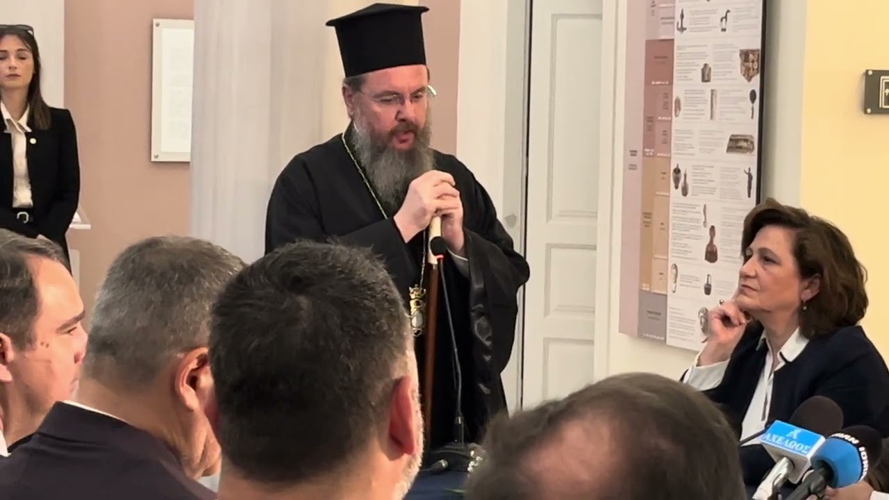 Ο Μητρ. Δαμασκηνός για την άφιξη του πίνακα «Η Ελλάδα στα ερείπια του Μεσολογγίου» (14/3/2026)
