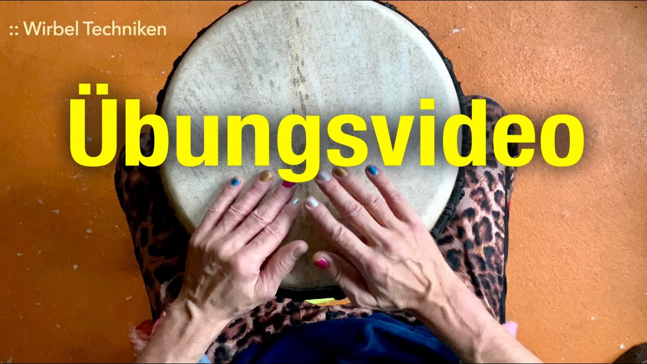 Wirbel Techniken 🌀✨ Übungsvideo für Djembe, Cajon, Conga und Handpan