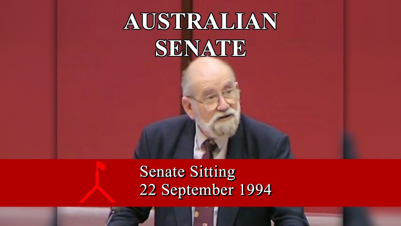 Senate Sitting - 22 September 1994