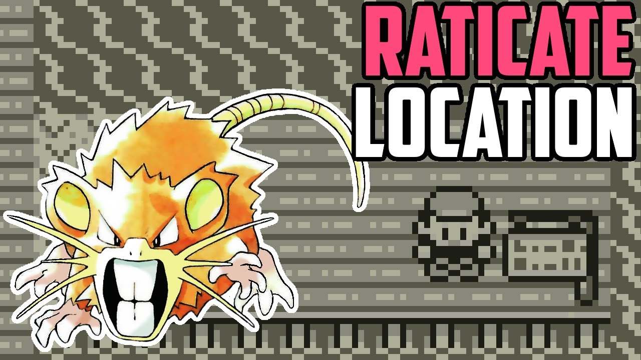 How to Catch Raticate - Pokémon Red & Blue