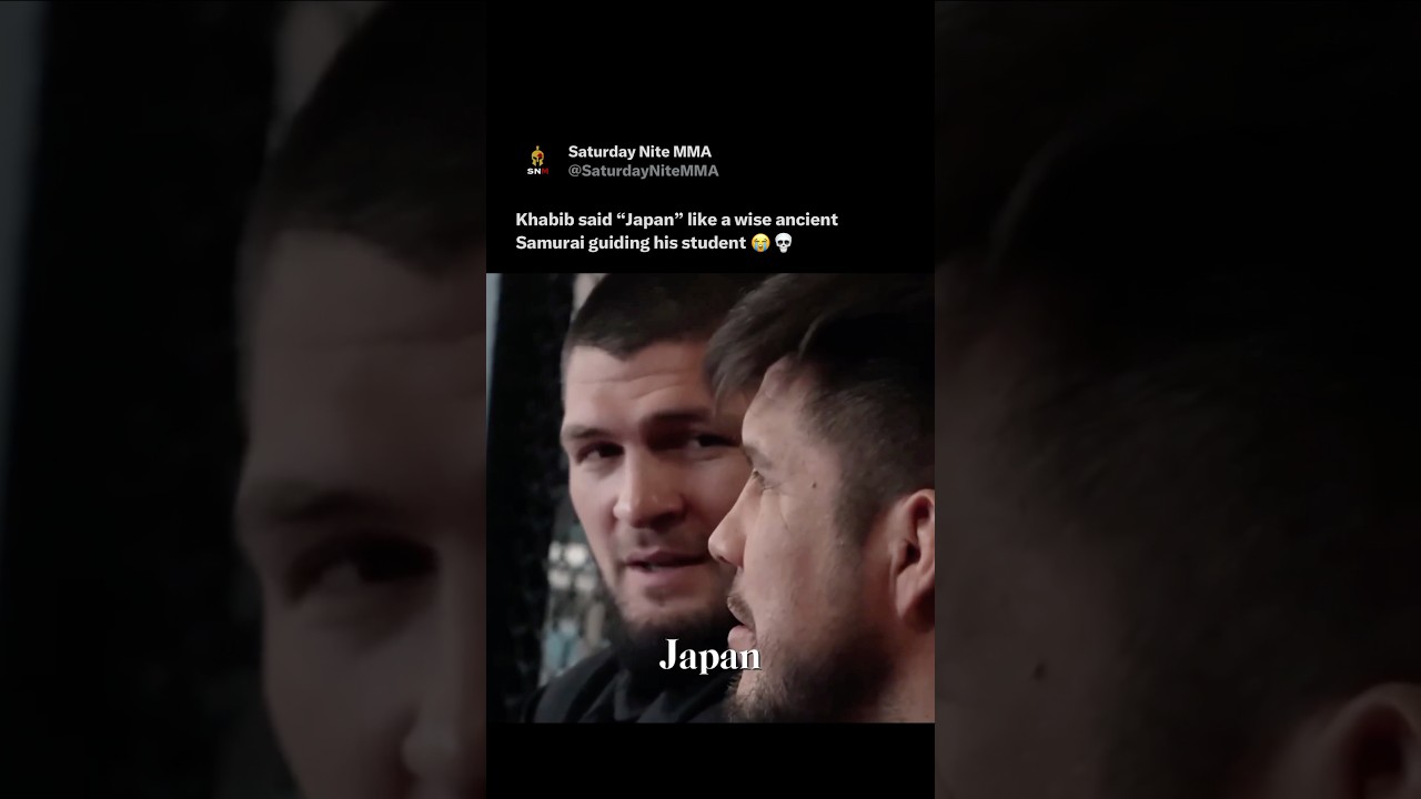 The way Khabib said &ldquo;Japan&rdquo; 😭😭. #ufc #khabibnurmagomedov #mma #henrycejudo #ufcmemes