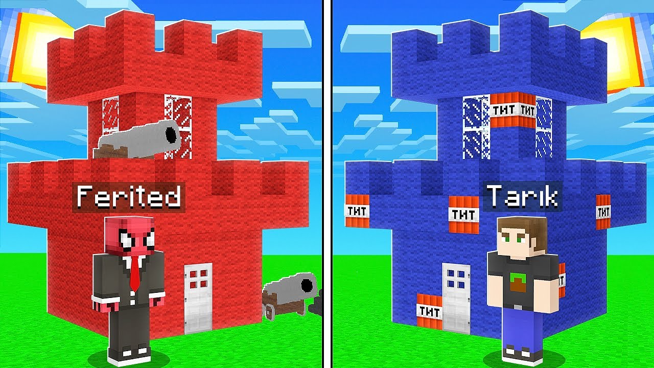 FERİTED VS TARIK KALE SAVAŞI 🏰 - Minecraft