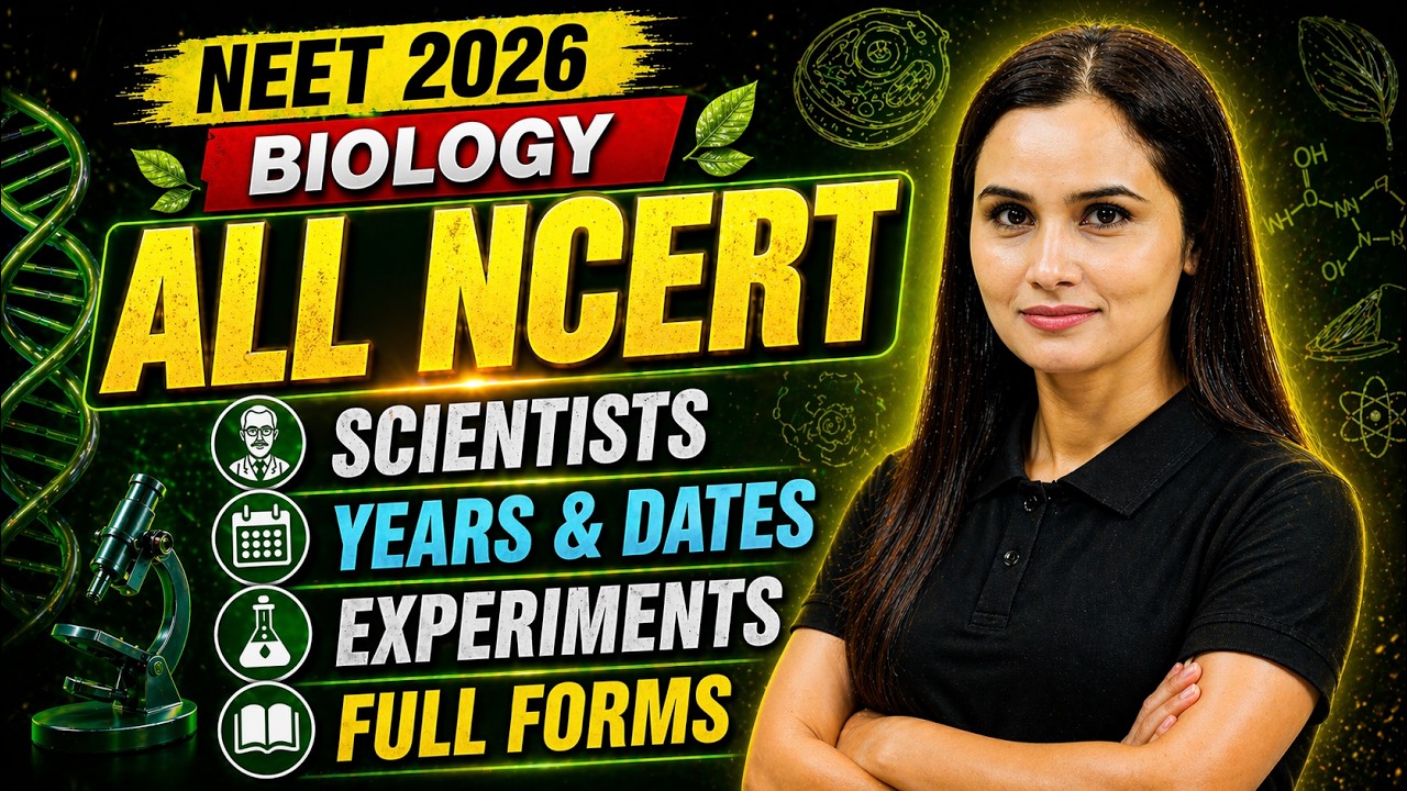 All NCERT Scientists, Experiments & Full Forms | Confirmed Questions | NEET 2026 Biology | Dr Gargi