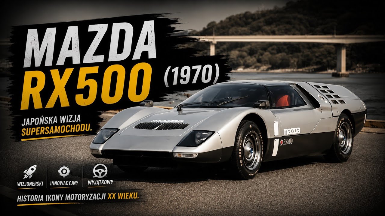 Kosmiczny design i silnik Wankla! Mazda RX500 (1970) | Ikony Motoryzacji